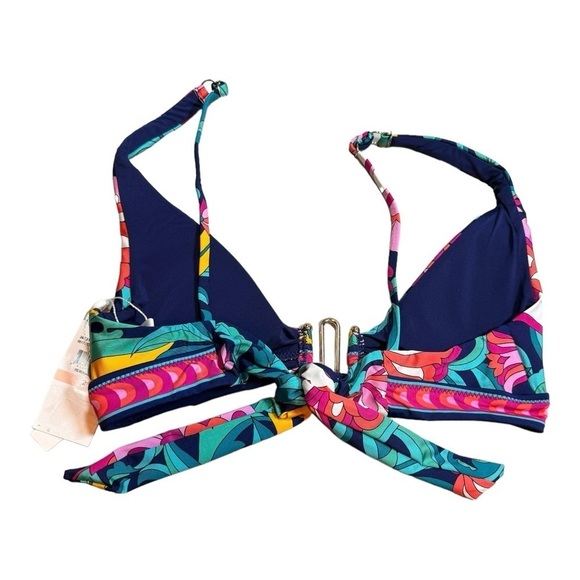 Trina Turk India Garden Bandeau Bikini Top NWT - Picture 4 of 5